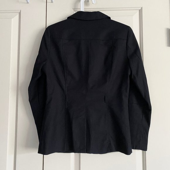 NWOT H&M cotton blazer jacket - black - Picture 2 of 2
